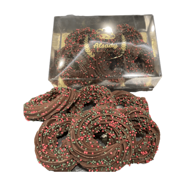 Chocolade kerstkrans - Afbeelding 2