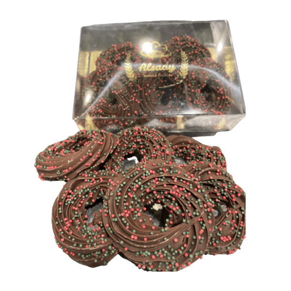 Chocolade kerstkrans