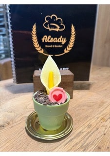 Chocolade bloempotje - Bakkerij Alsady